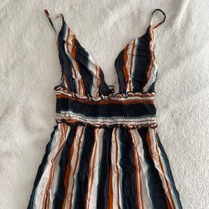Multi colored jump suit